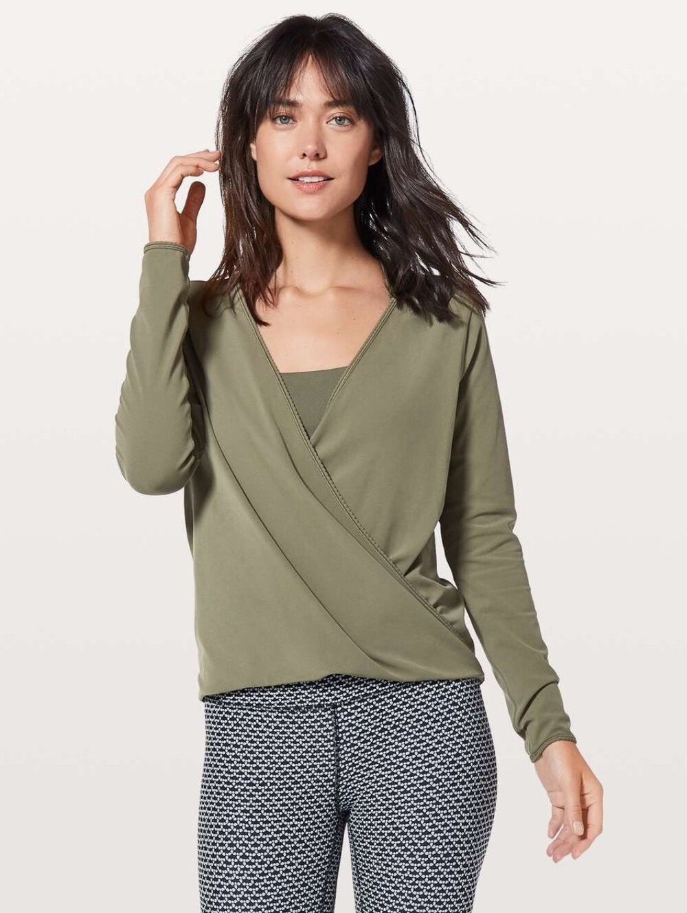 Lululemon Full Freedom Long Sleeve in Sage